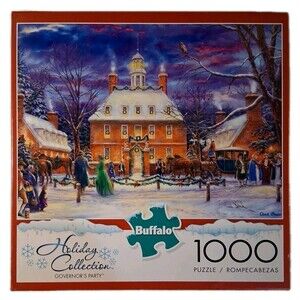 Buffalo Games 1000 piece puzzle Holiday Collection Governor’s Party